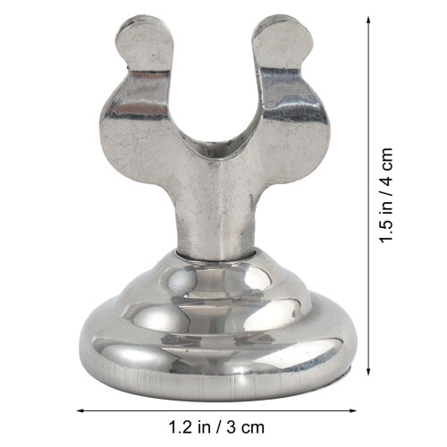1 Set 7 Pcs 4cm Party Mini Whorl U Shape Table Number Holders (Silver) 1