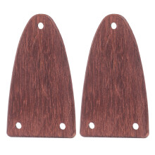 2 holz gitarren halsstab abdeckung 3-loch für e-gitarre e-bass