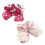 Calzini antiscivolo Wrapables con fiocchi e volant (set da 2) 1