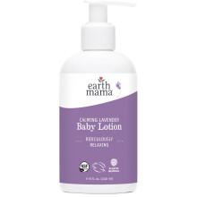 Earth Mama Beruhigende Lavendel-Babylotion fr trockene Haut, Ringelblumencreme fr die Hautpflege von Neugeborenen, Bio-Feuchtigkeitscreme fr Kinde