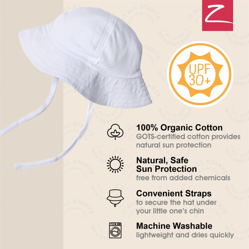 Zutano Baby Floppy Classic Wei 18 Monate 2