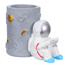 Astronauten- Stiftehalter -Organizer Aus Kunstharz -