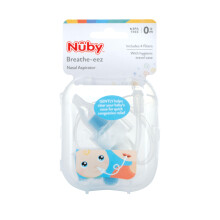 Nuby, Breathe-EEZ odsávačka nosu pro kojence s cestovním pouzdrem, 5"