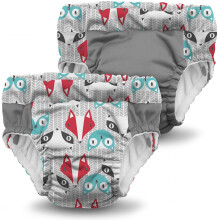 Kanga Care Lil Learnerz uudelleenkytettvt wc-harjoitushousut (XSmall - Clyde)