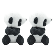 2Stk Plüsch Panda Clips Fotohalter Wohnaccessoire