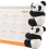 2Stk Plüsch Panda Clips Fotohalter Wohnaccessoire 10