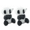 2Stk Plüsch Panda Clips Fotohalter Wohnaccessoire 7
