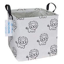 LANGYASHAN Cestini portaoggetti quadrati Tela impermeabile Cesto per biancheria per bambini Cesto per cameretta per scaffali Cesti regalo Organiz