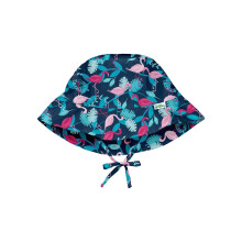 min pelaan. by green sprouts baby girls Sun Protection Bucket Hat Navy Flamingos 0-6 Months US