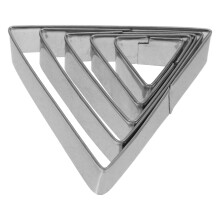 5 keks ausstechformen backzubehör (silber)