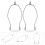 8St. Stehlampe Schirm Harp Halter E27 Legierung 5