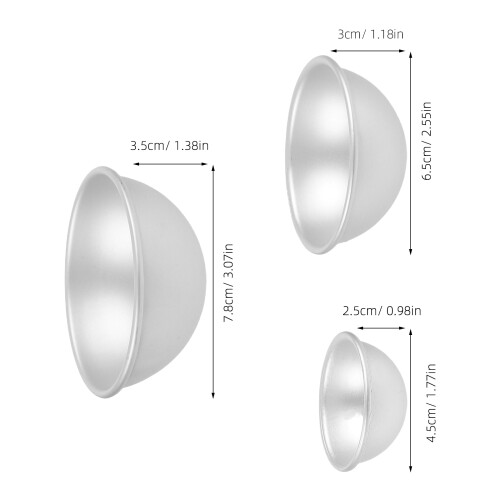 6 halbrund form antihaft für kuchen 1
