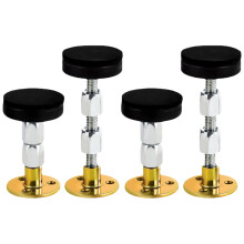 4Stk Kopfteil-Stabilisator Verstellbar Silber Anti-Rutsch Bettzubehör