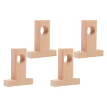 4 holz t-förmige gardinenstangenhalter multifunktional robust