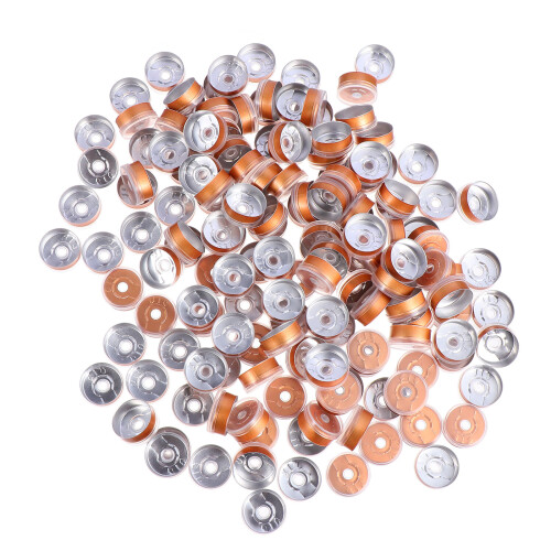 400 glasfläschchen alukappen mit verschlussdeckeln 1