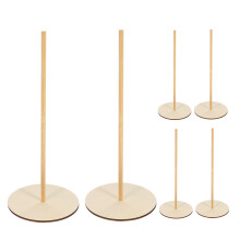 6 Sets Holz Donut Display Stand Abnehmbarer Halter Für Dessert