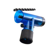lockenwickler set mit haarteiler, kompatibel 5 cm haartrockner, blau