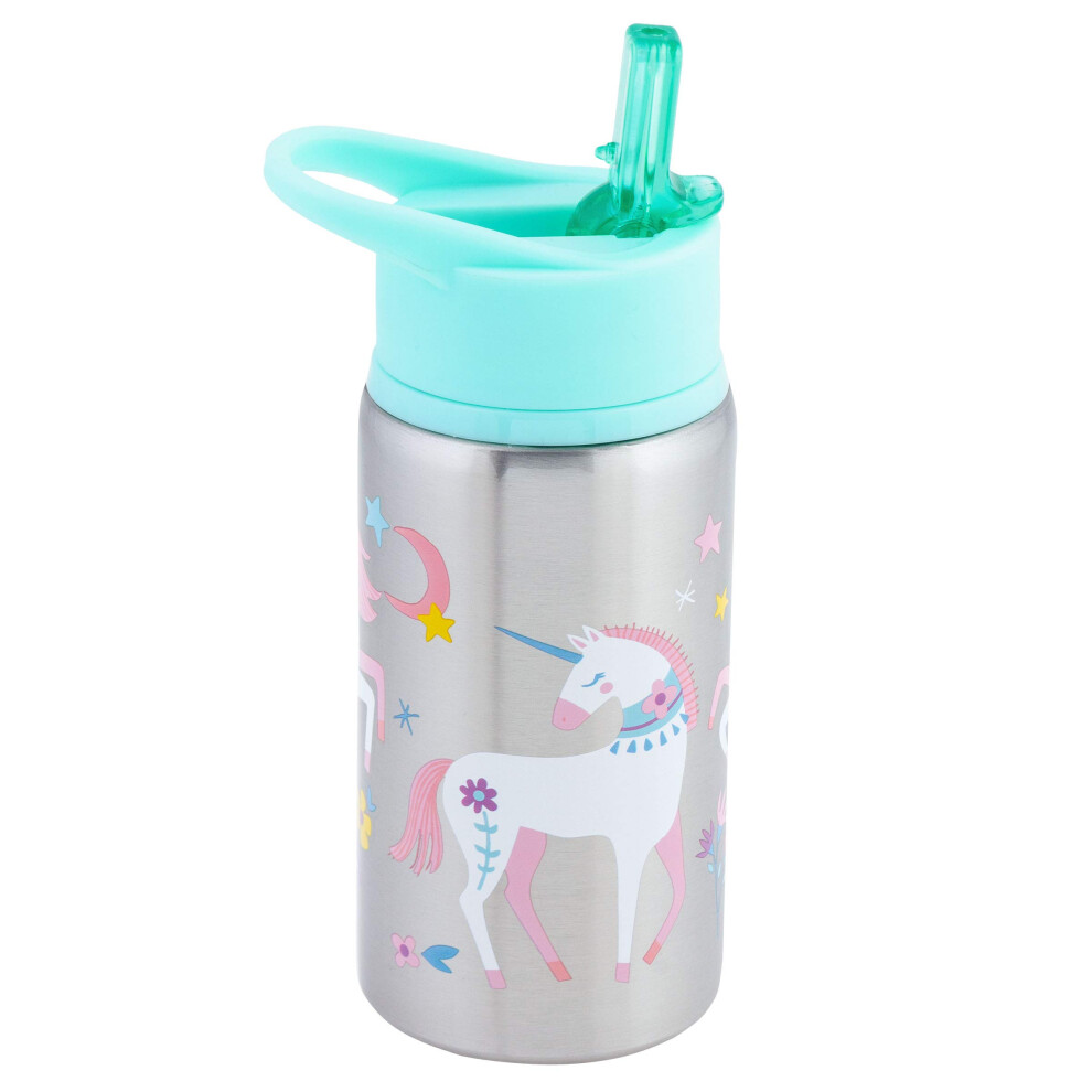 Stainless Steel Water Bottles, 18 Oz, Unicorn Stephen Joseph