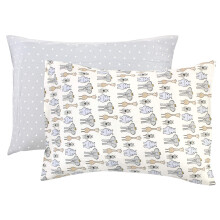Hudson Baby Federa per cuscino unisex per neonati e bambini in cotone Royal Safari Taglia unica