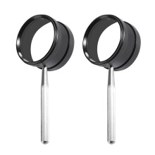 2Stk. 35x Optisches Objektiv Runde Lupe Für Schmuck Identifikation