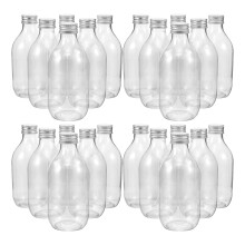 20 stk. 350 ml kunststoffflaschen mit verschluss, wiederverwendbar