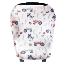 Jo Copper Pearl Copertura multiuso: copertura per seggiolino auto e passeggino - Tessuto elastico Design elegante per tutte le stagioni Facile ac