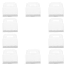 10 transparente kunststoff kuchenboxen dessertverpackungen