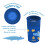 360 Tumbler Without Spout Blue Handleless 300ml 4