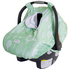 Bristin Coprisedile per passeggino per seggiolino auto per neonati, maschi e femmine, elastico e anticalcio con rete multiuso, morbido e traspira