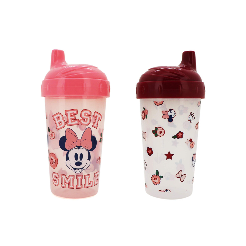 Cudlie Disney Baby Girl 2 Pack 10 Oz Hard Spout Sippy Cup For Toddler Best Smile
