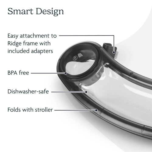 UPPAbaby UPPAbaby Snack Tray for Ridge Stroller/Quick Attachment/Folds with Stroller 2