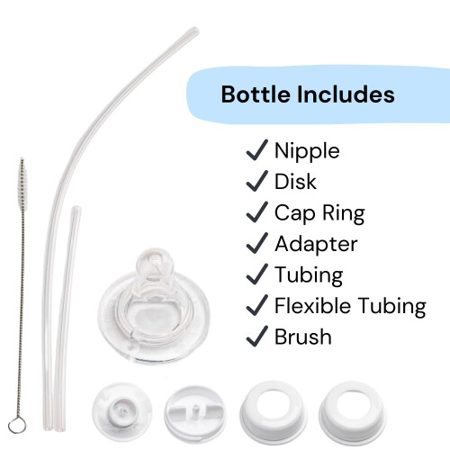 Händefreies Babyflasche - Anti-Kolik Selbstfütterungssystem 9 oz (1 Pack - Elefant) 1