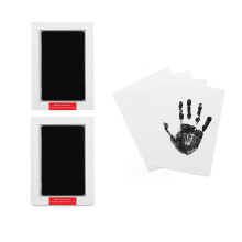 LelonHo Confezione da 2 kit grande per impronte di mani e impronte senza inchiostro Tampone di inchiostro touch pulito per kit impronte di zampe