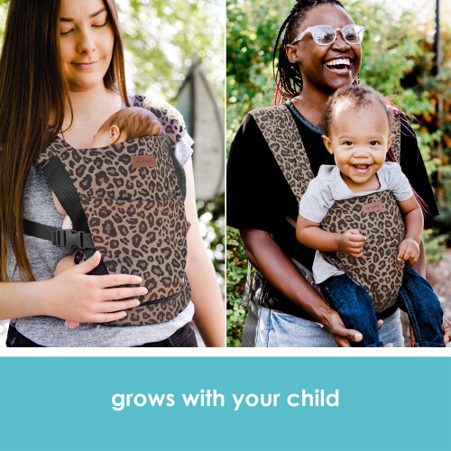 JJ Cole Luma Packable Carrier - 4-Position B?resele - Leopard 1