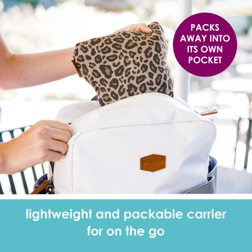 JJ Cole Luma Packable Carrier - 4-Position B?resele - Leopard 2