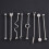 8 ohrstecker mit -schraubstange 10