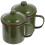 2 emaille wasserbecher kaffeetassen mit deckel camping 1