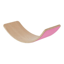 ECR4Kids Balance Board con base in feltro Giocattolo Montessori Rosa brillante