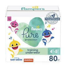 Pampers edzonadrg - Pure Protection - Mret: 4T-5T 80 Count Baby Shark Premium Hipoallergn Potty Fehrnemu