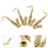 4 kunststoff saxophon modell gold diy bastelset dekomodell 3