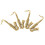 4 kunststoff saxophon modell gold diy bastelset dekomodell 4