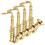 4 kunststoff saxophon modell gold diy bastelset dekomodell 10