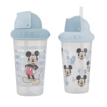 Disney Trinkbecher fr Kleinkinder fr Jungen und Mdchen | 10-Unzen-Schnabelbecher im Zweierpack mit Strohhalm und Deckel | Robuste, blaue, auslaufs