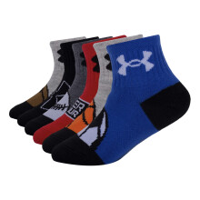 Under Armour Baby Boys Multipack Quad Sport Pack Essential Quarter Sock Blue 12-24 mnader