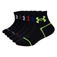 Under Armour Baby Boys Multi Pack Basic Essential Quarter Sock Svart 12-24 mnader
