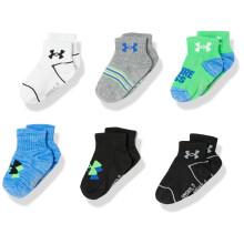 Under Armour Baby Boys Multi Pack Future Boss Essential Quarter Sock Extreme Green 12-24 hnap
