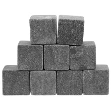 1 set wiederverwendbare granit eiswürfel für getränke mit