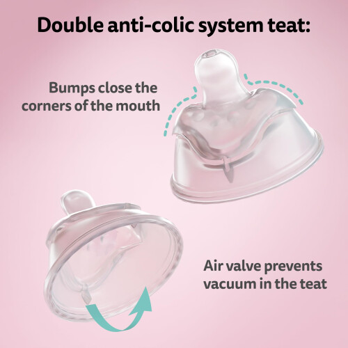 Herobility dubbla anti-kolik nappflaskor - 12 fl oz/340 ml - 3-pack 2