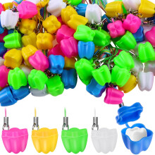 Haomian 150 Pezzi Collane Salva Denti Scatolina per Denti Persi Custodie per Denti da Latte per Bambini Borsa per Fatina dei Denti Fornitura per
