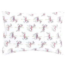 Hudson Baby, federa per cuscino unisex in cotone per bambini, cavallo da giostra, taglia unica
